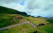 Le château d'Eileann Donan et l'île de Skye